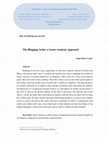 Research paper thumbnail of The Blogging Artist: a Genre-Analysis Approach