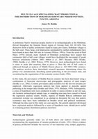 Research paper thumbnail of Multi-Village Specialized Craft Production & the Distribution of Hohokam Sedentary Period Pottery, Tucson, Arizona