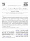 Research paper thumbnail of Carcinus maenas (Crustacea: Brachyura): Influence of artificial substrate type and patchiness on estimation of megalopae settlement