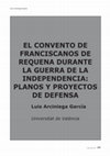 Research paper thumbnail of El convento de franciscanos de Requena durante la Guerra de la Independencia: planos y proyectos de defensa