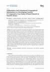 Research paper thumbnail of Authoritative and Volunteered Geographical Information in a Developing Country: A Comparative Case Study of Road Datasets in Nairobi, Kenya