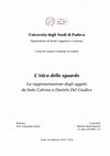 Research paper thumbnail of L'etica dello sguardo: la rappresentazione degli oggetti da Italo Calvino a Daniele Del Giudice