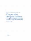 Research paper thumbnail of Comparative Religion: Taoism and Confucianism