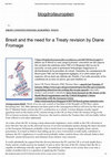 Research paper thumbnail of Brexit and the need for a Treaty revision