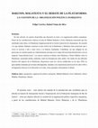 Research paper thumbnail of Bakunin, Malatesta y el Debate de la Plataforma: la cuestión de la organización política anarquista