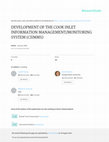 Research paper thumbnail of Development of the Cook Inlet Information Management and Monitoring System (CIIMMS)