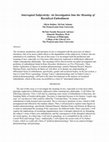 Research paper thumbnail of Interrupted Subjectivity: An Investigation Into the Meaning of Racialized Embodiment