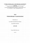 Research paper thumbnail of 2007-2009, PCR paléométallurgies et expérimentations, rapport final, tapuscrit, SRA Poitou-Charentes, 2 vol., 341 p.