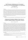 Research paper thumbnail of PERINGKAT KINERJA LEMBAGA KEUANGAN SYARIAH BERDASARKAN MAQASHID SYARIAH