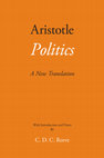 Research paper thumbnail of Aristotle Politics: A New Translation With Introduction and Notes By C. D. C. Reeve