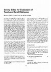 Research paper thumbnail of Safety lndex for Evaluation of Two-Lane Rural Highways