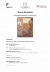 Research paper thumbnail of JEU ET DIVINATION Journée d'étude, 15 février 2017, Université de Fribourg