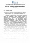 Research paper thumbnail of Opodatkowanie jako forma interwencji binarnej. Perspektywa austriackiej szkoły ekonomii