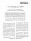 Research paper thumbnail of Volatile Monoterpenes in Black Currant ( Ribes nigrum L.) Juice:  Effects of Heating and Enzymatic Treatment by β-Glucosidase