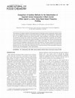 Research paper thumbnail of Comparison of Isolation Methods for the Determination of Important Aroma Compounds in Black Currant ( Ribes nigrum L.) Juice, Using Nasal Impact Frequency Profiling