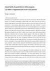 Research paper thumbnail of Adam Smith, il quadrilatero della simpatia e la follia e l'ingiustizia dei ricchi e dei potenti [Adam Smith, the  sympathy quadrangle and the folly and injustice of the rich and powerful]