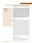 Research paper thumbnail of Comparison of Soil Carbon Dioxide Efflux between Residential Lawns and Corn Fields