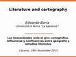 Research paper thumbnail of cartography and literature