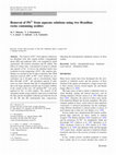 Research paper thumbnail of Removal of Pb2+ from aqueous solutions using two Brazilian rocks containing zeolites