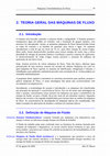 Research paper thumbnail of Máquinas Termohidráulicas de Fluxo 20 2. TEORIA GERAL DAS MÁQUINAS DE FLUXO 2.1. Introdução