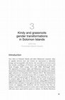 Research paper thumbnail of Cox, J. 2017 Kindy and Grassroots Gender Transformations in Solomon Islands. In M. Macintyre and C. Spark (eds). Transformations of Gender in Melanesia, 69-93.