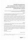 Research paper thumbnail of Pluralité de paritarismes. Une comparaison franco-italienne des systèmes de cotisations pour la formation professionnelle continue