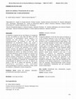 Research paper thumbnail of Quiste de colédoco. Presentación de un caso