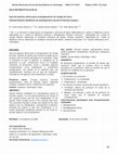 Research paper thumbnail of Clinical Practice Guidelines for postoperative period of thoracic surgery. Guía de práctica clínica para el posoperatorio de cirugia de tórax