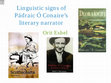 Research paper thumbnail of Linguistic Signs of Pádraic Ó Conaire's Literary Narrator