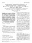 Research paper thumbnail of Efficient expression, purification and crystallisation of two hyperthermostable enzymes of histidine biosynthesis