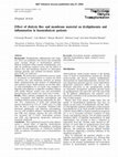 Research paper thumbnail of Effect of dialysis flux and membrane material on dyslipidaemia and inflammation in haemodialysis patients