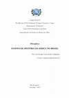 Research paper thumbnail of Disciplina ENSINO DE HISTÓRIA DA ÁFRICA NO BRASIL