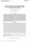 Research paper thumbnail of Electric Wind Produced by a Single Dielectric Barrier Discharge Actuator Operating in Atmospheric Flight Conditions: Pressure Outcome