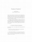 Research paper thumbnail of Paradoxes of Transitivity