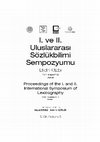 Research paper thumbnail of Sözlük Tanımlamalarında Kavramlar Arası İlişkilendirmede Görev Alan Sözcükler (Fiilimsiler) A Study on The Words That Provide The Relationships Between The Concepts in The Definitions (Verbals) _ Bayram ÇETİNKAYA