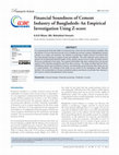 Research paper thumbnail of Financial Soundness of Cement Industry of Bangladesh: An Empirical Investigation Using Z-score