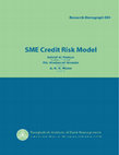 Research paper thumbnail of SME Credit Risk Model