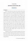 Research paper thumbnail of Pengantar Air Maya dan Jejak  Air_Lecture Note (Heru Hendrayana, 2015)