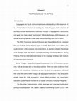 Research paper thumbnail of Chapter1 THE PROBLEM AND ITS SETTING