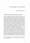 Research paper thumbnail of Vino Archeologia e Turismo Culturale.pdf