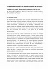 Research paper thumbnail of La identidad cubana y los jóvenes: historia de su futuro