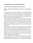 Research paper thumbnail of Una importante lección de la revolución martiana