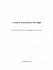 Research paper thumbnail of Trends in Parliamentary oversight