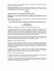 Research paper thumbnail of Ley de Ejecución de Penas y Medidas de Seguridad