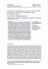 Research paper thumbnail of Hearing rock art landscapes: a survey of the acoustical perception in the Sierra de San Serván area in Extremadura (Spain)