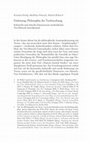 Research paper thumbnail of Einleitung: Philosophie der Tierforschung. Kulturelle und ethische Dimensionen methodischer Tier-Mensch-Interaktionen