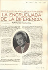 Research paper thumbnail of La encrucijada de la diferencia. "Oculto sendero", una novela inédita de Elena Fortún