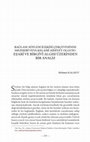 Research paper thumbnail of Baglam-söylem iliskisi cercevesinde mezhebi veya kelami aidiyet olgusu: Eş'arî ve Birgivî algısı üzerinden bir analiz