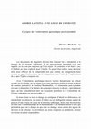 Research paper thumbnail of Amoris laetitia Une ligne de conduite