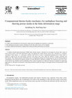 Research paper thumbnail of Computational thermo-hydro-mechanics for multiphase freezing and thawing porous media in the finite deformation range